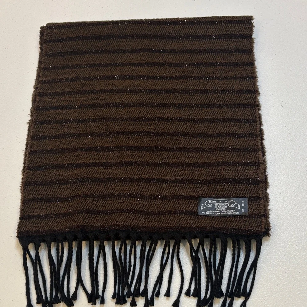I. SHALOM & CO., INC Striped Scarf. B129